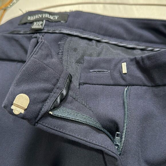 ELLEN TRACY TROUSER. NAVY BLUE - Picture 4 of 8